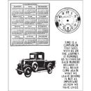 Tim Holtz Cling Rubber Stamp Set