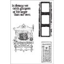 Tim Holtz Large Cling Rubber Stamp Set