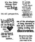 Tim Holtz Cling Rubber Stamp Set
