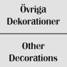 Övriga Dekorationer
