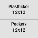 Plastfickor 12X12