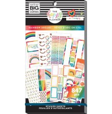 Me &amp; My Big Ideas Happy Planner Sticker Value Pack - Rainbow Dreams