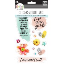 Me &amp; My Big Ideas Happy Planner Stickers 5 Sheets -  Empowering Woman