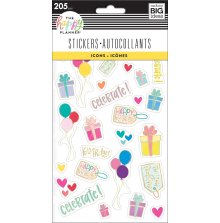 Me &amp; My Big Ideas Happy Planner Stickers 5 Sheets - Icons