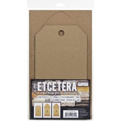 Tim Holtz Etcetera Tombstone Overlay - Small 013