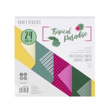 Tonic Studios Craft Perfect 6X6 Card Pack - Tropical Paradise 9380E