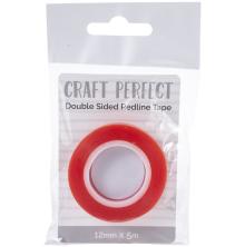 Tonic Studios Craft Perfect Adhesives - Double Sided Red Line Tape 12mm 9733E