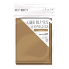 Tonic Studios Craft Perfect Cards & Envelopes A2 - Kraft 9255E