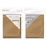 Tonic Studios Craft Perfect Cards & Envelopes A2 - Kraft 9255E