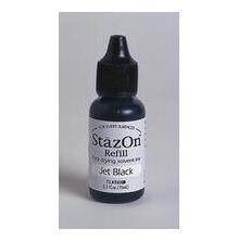 StazOn Ink Refill 15ml - Jet Black