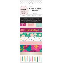 Pink Paislee Washi Tape 8/Pkg - And Many More UTGENDE