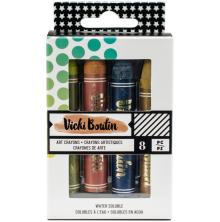 Vicki Boutin Mixed Media Oil Pastel Art Crayons 8/Pkg - #3 - Neutral