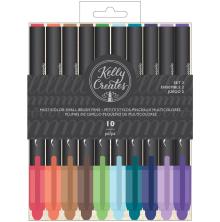 Kelly Creates Small Brush Pens 10/Pkg - Multicolor Set 2 UTGENDE