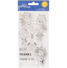 Pebbles Clear Stamps - Sun &amp; Fun UTGENDE