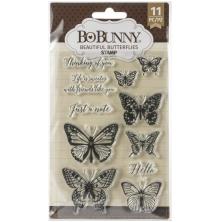 BoBunny Clear Stamps 4X6 - Beautiful Butterfly