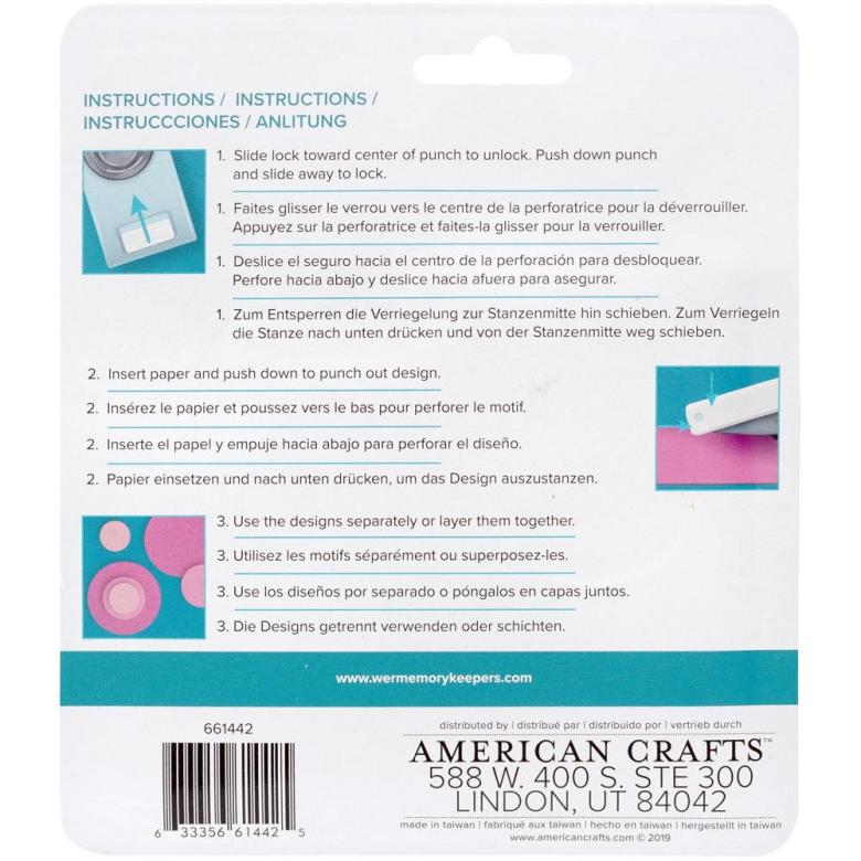 We R Memory Keepers Layering Punches 3/Pkg - Circles