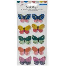 Maggie Holmes Layered Stickers 10/Pkg - Sweet Story Butterflies