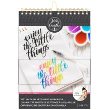 Kelly Creates Watercolor Brush Lettering Workbook 8.5X11 - Words UTGENDE