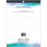 Kelly Creates Watercolor Brush Lettering Paper Pad 8.5X11 - Blank Watercolor Pap