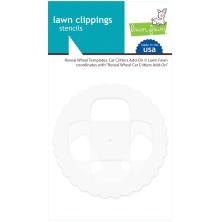 Lawn Fawn Clippings Stencils Reveal Wheel - Car Critters Add-On