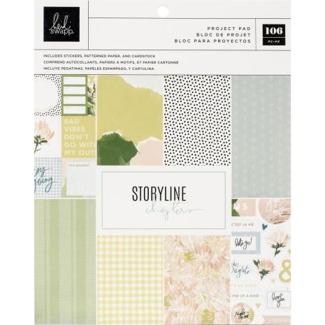 Heidi Swapp Storyline Chapters Project Pad 7.5X9.5 - The Planner