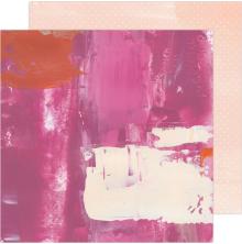 Heidi Swapp Art Walk Cardstock 12X12 - Pinks UTGENDE