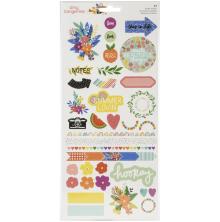 Amy Tangerine Cardstock Stickers 77/Pkg - Picnic In The Park