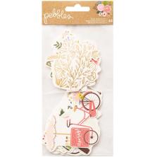 Pebbles Ephemera Cardstock Die-Cuts 40/Pkg - Lovely Moments Icons UTGENDE