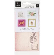 Heidi Swapp Postcards &amp; Stamps 18/Pkg - Art Walk UTGENDE