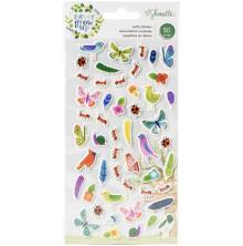 Shimelle Puffy Stickers 50/Pkg - Never Grow Up Mini Icons