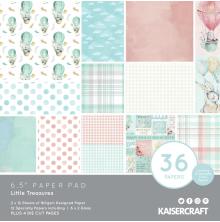 Kaisercraft Paper Pad 6.5X6.5 40/Pkg - Little Treasures