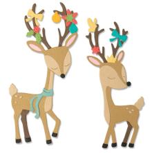 Sizzix Thinlits Dies - Christmas Deer 664448