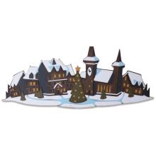 Tim Holtz Sizzix Thinlits Dies - Holiday Village Colorize 664737