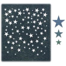 Tim Holtz Sizzix Thinlits Dies - Falling Stars 664732