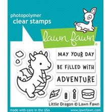 Lawn Fawn Clear Stamps 2X3 - Little Dragon LF2323