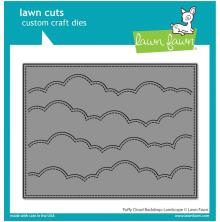 Lawn Fawn Dies - Puffy Cloud Backdrop Landscape LF2351