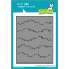 Lawn Fawn Dies - Puffy Cloud Backdrop Portrait LF2352