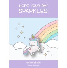 Lawn Fawn Ornaments Enamel Pin - My Little Unicorn LF2188