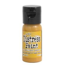 Tim Holtz Distress Paint Flip Top 29ml - Fossilized Amber