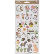 Pebbles Cardstock Stickers 6X12 62/Pkg - Lovely Moments Icons
