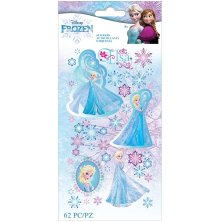 EK Success Disney Frozen Flat Stickers 62/Pkg - Elsa Snowflakes