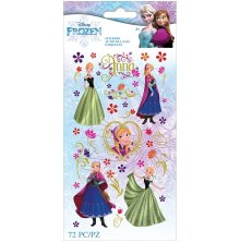 EK Success Disney Frozen Flat Stickers 72/Pkg - Anna Flowers