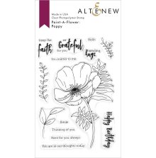 Altenew Clear Stamps 4X6 - Poppy Outline