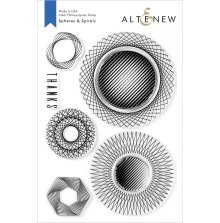Altenew Clear Stamps 6X8 - Spheres &amp; Spirals