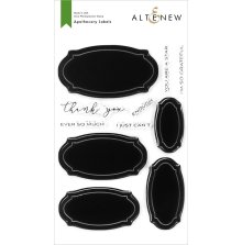 Altenew Clear Stamps 4X6 - Apothecary Label