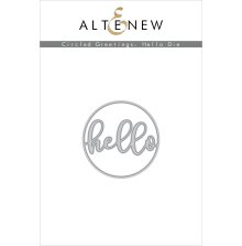 Altenew Die Set - Circled Greetings Hello