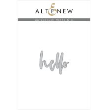 Altenew Die Set - Waterbrush Hello