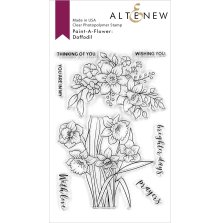 Altenew Clear Stamps 4X6 - Daffodil Outline
