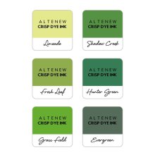 Altenew Dye Inks 6 Mini Cube Set - Zesty Limes