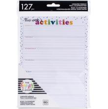 Me &amp; My Big Ideas Undated Weekly Wall Calendar 6X8 - Activities